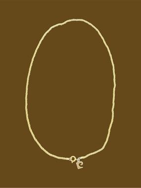 Pierre Cardin Vintage Rope Chain Necklace Charm